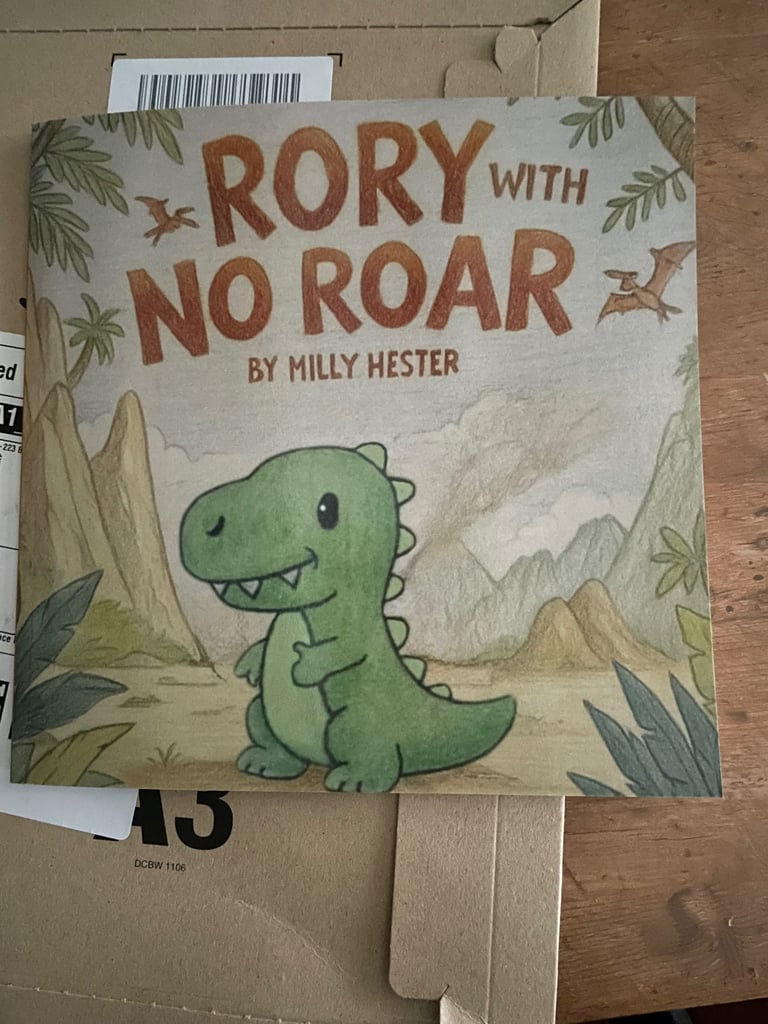 Rory with no Roar ( non vocal dinosaur) ideal for SEN groups/ nursery etc