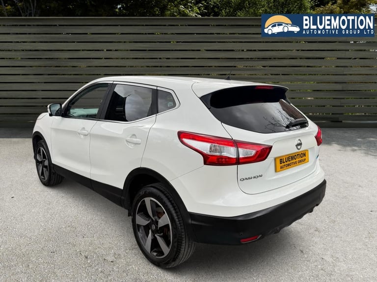 ✿2014/64 Nissan Qashqai 1.5 DCI 110 N-TEC, White, Diesel ✿FSH ✿SAT NAV✿