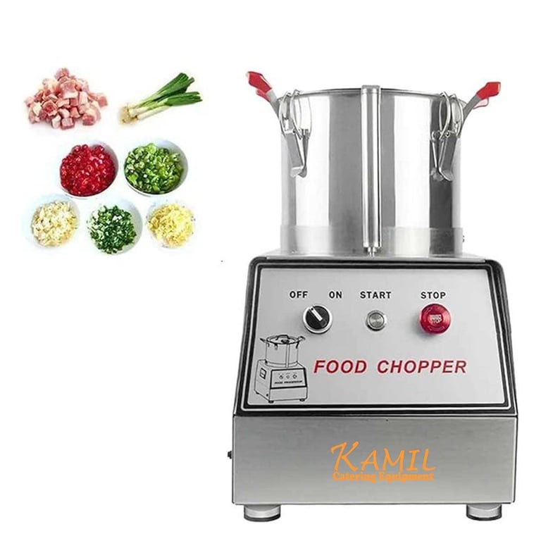 KamilCatering Commercial Electric Vegetable & Food Processor/Cutter/Mixer 15 LTR