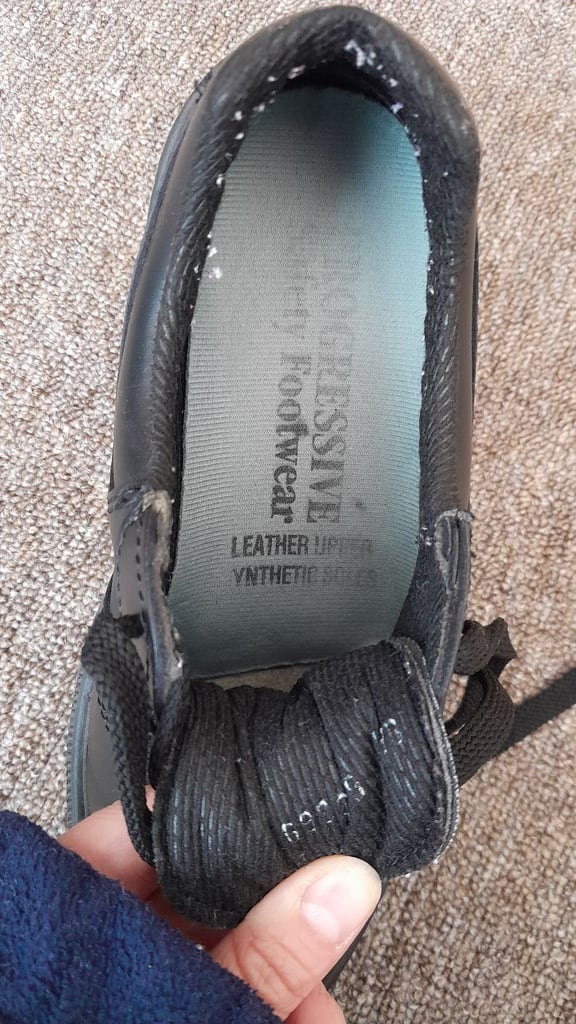 Black Safety Shoes – Size 5