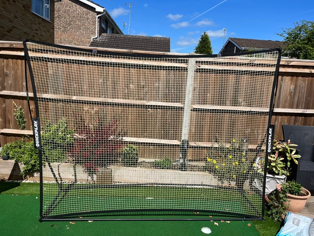 Golf practice net, in Alton, Hampshire