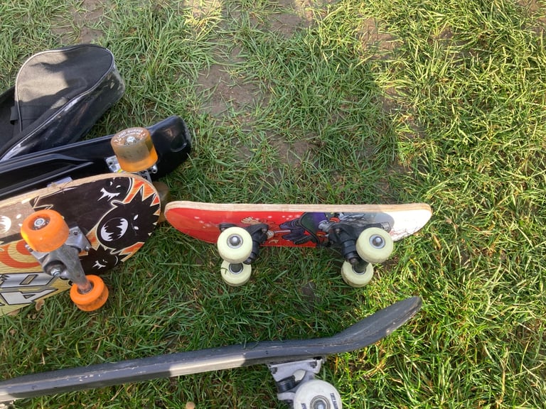 Four retro skateboards £30 the lot
