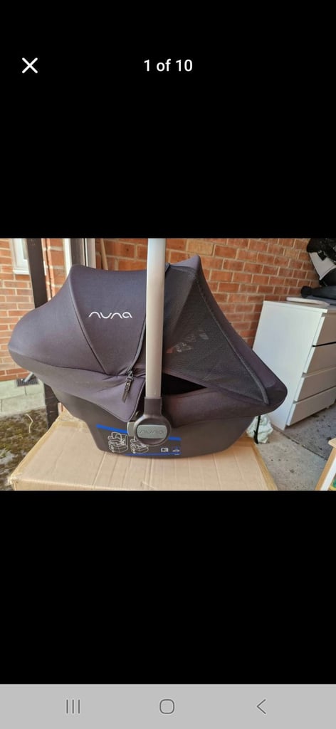 Nuna papa lite car seat with isofix base