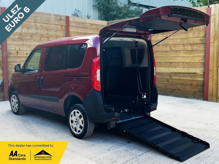 image for 2018 Fiat Doblo 4 Seat Wheelchair Accessible Disabled Access Vehicle WAV MPV Petrol Manual