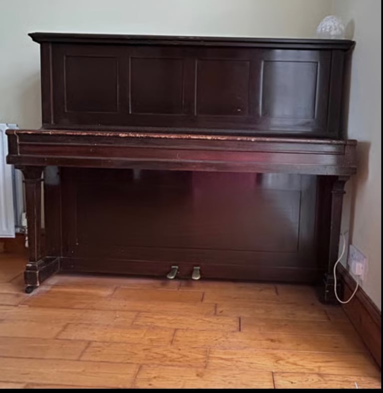Art deco upright piano