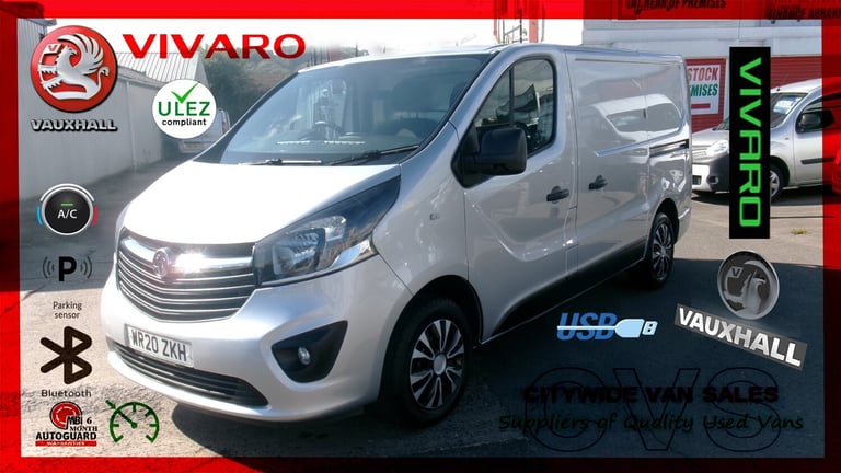 2020 Vauxhall Vivaro 2700 1.6CDTI BiTurbo 125PS Sportive H1 Van NO VAT PANEL VAN Diesel Manual
