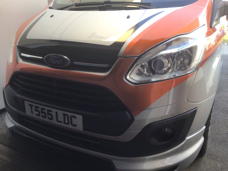 Ford TRANSIT CUSTOM Ltd Ed, LWB, 2017, 2ltr, partly converted/crewcab, Full body kit