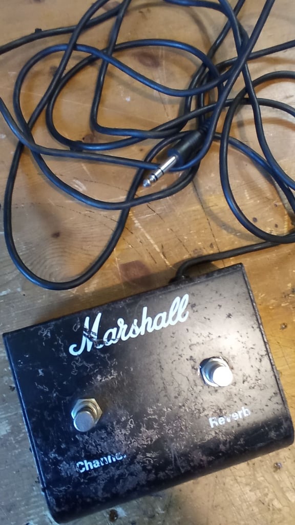 Vintage Marshall PEDL-00009 Channel Reverb 2 Button Footswitch