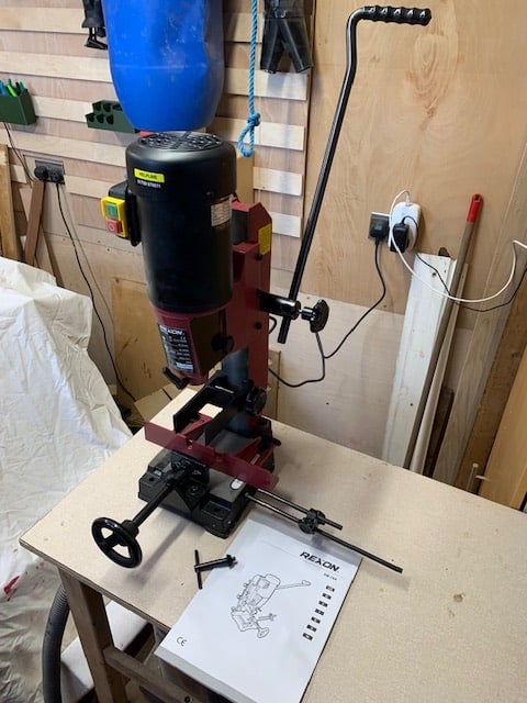 Rexon SM16A Bench Morticer - 16mm capacity - As new, boxed with manual