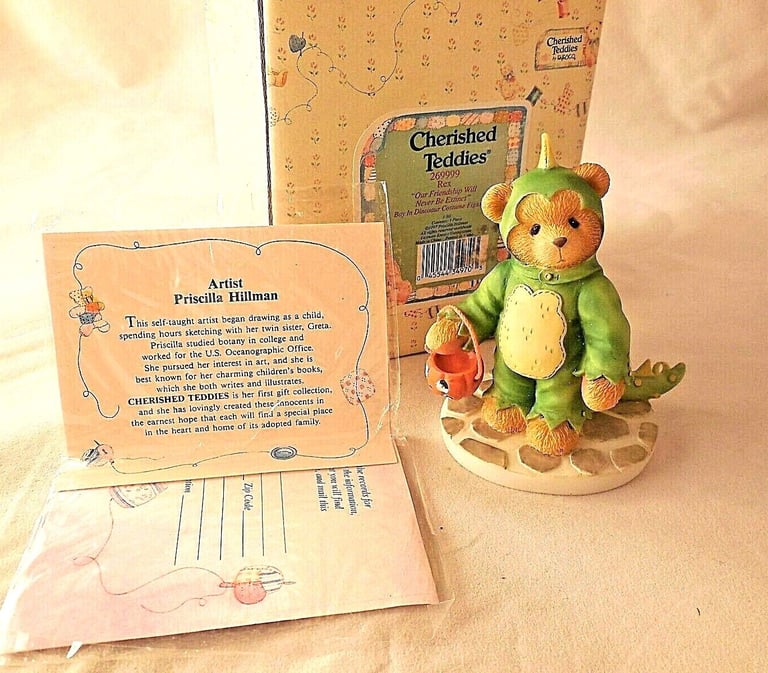 image for Cherished Teddies Bear Rex Boxed, With Certificate