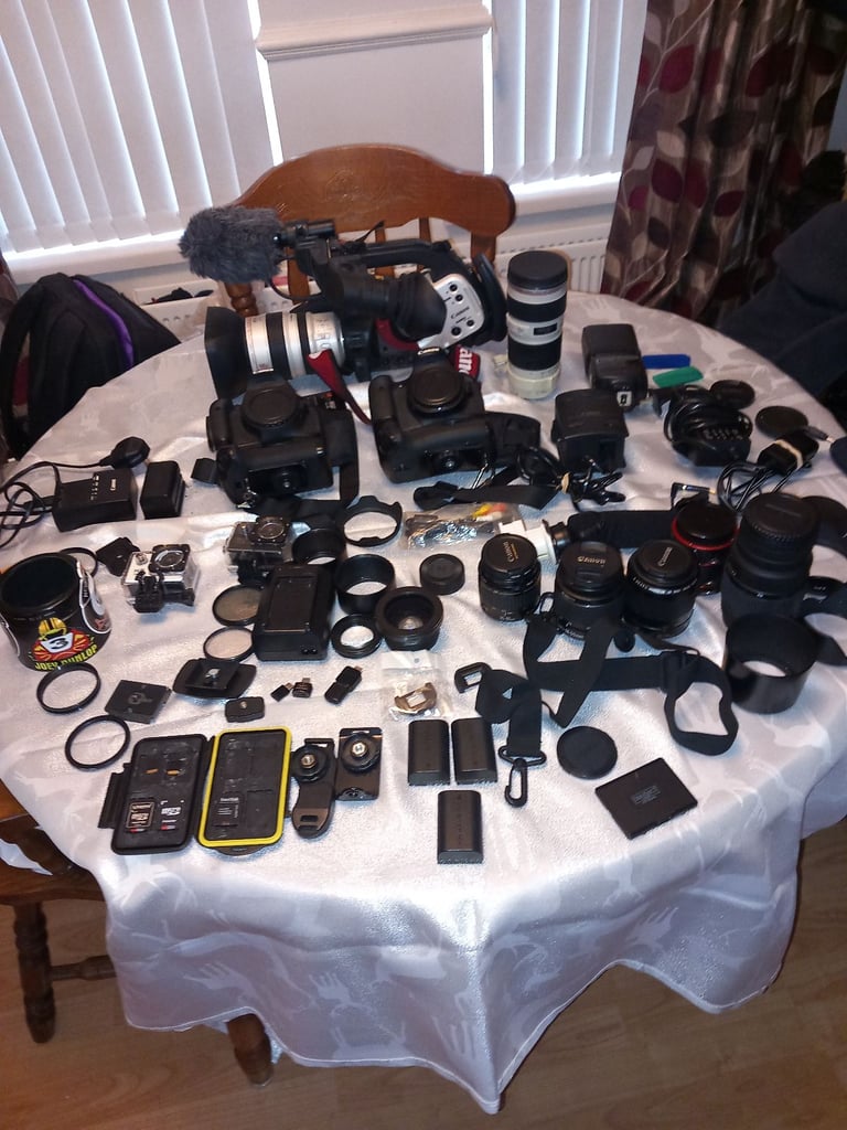 3 digital cameras & lenses