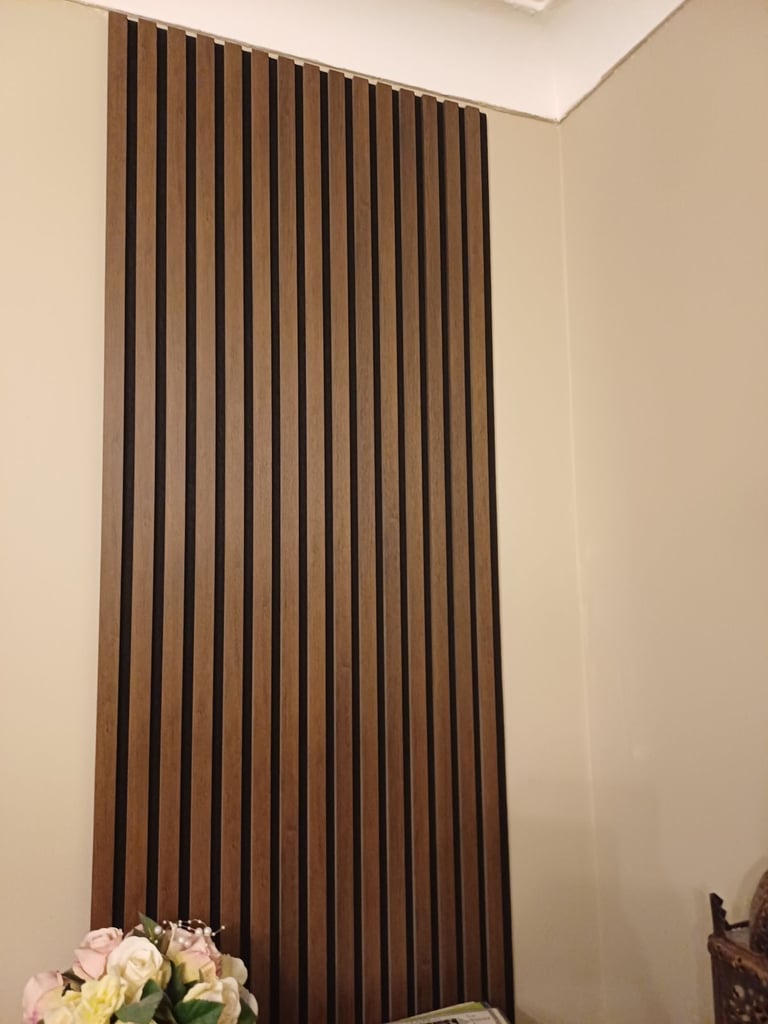 image for FREE walnut colour wallpanels