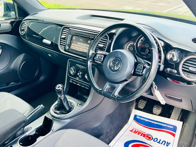 2013/63 VW BEETLE 1.6 TDI BLUEMOTION TECH DESIGN-BLACK-LOVELY WELL KEPT EXAMPLE!