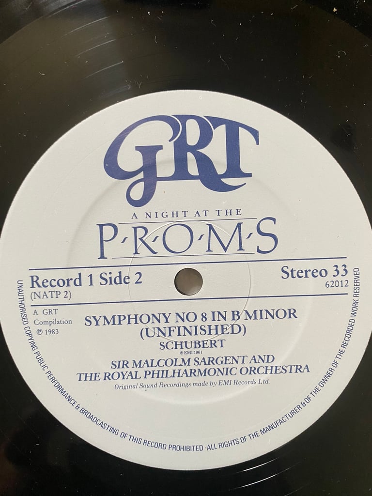 A night at the proms . Vinyl. 