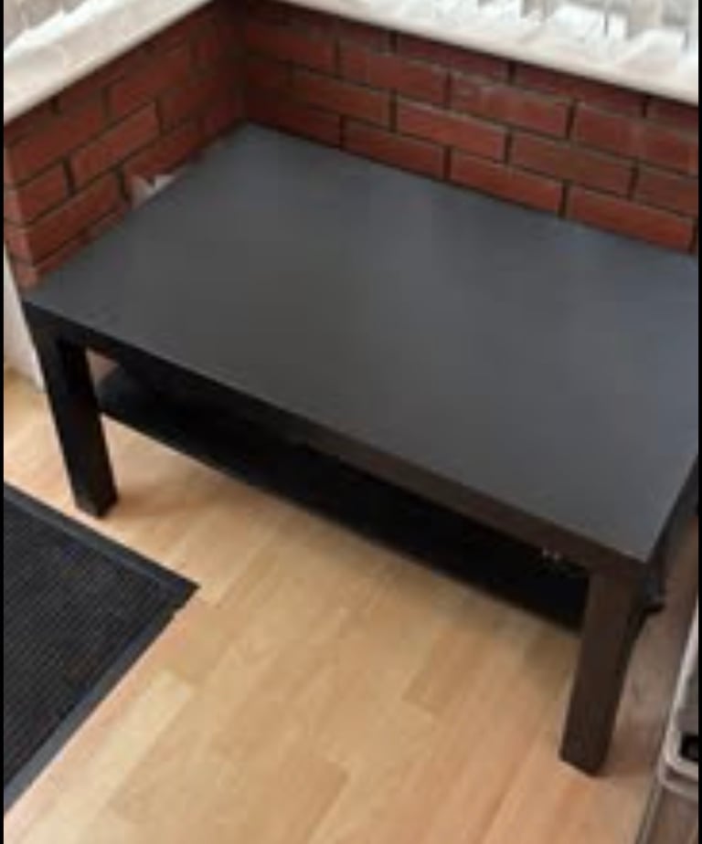 Black coffee table 