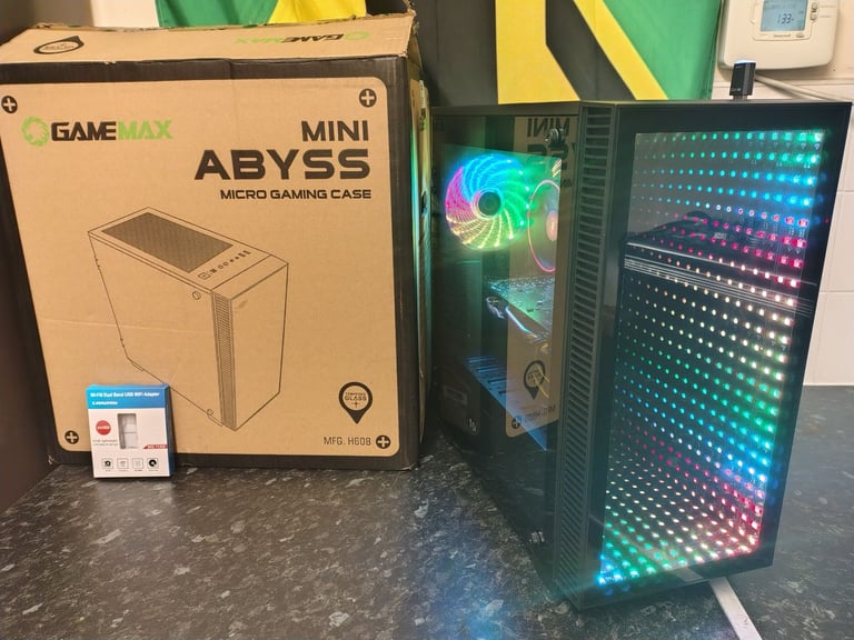 ABYSS/8-Core Ryzen/8GB GPU/16GB DDR4/240GB SSD/2TB HDD/WiFi/Gaming Tower
