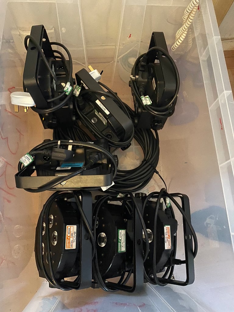 ADJ Mega Tripar Profile Plus LED DJ Lighrs x 7