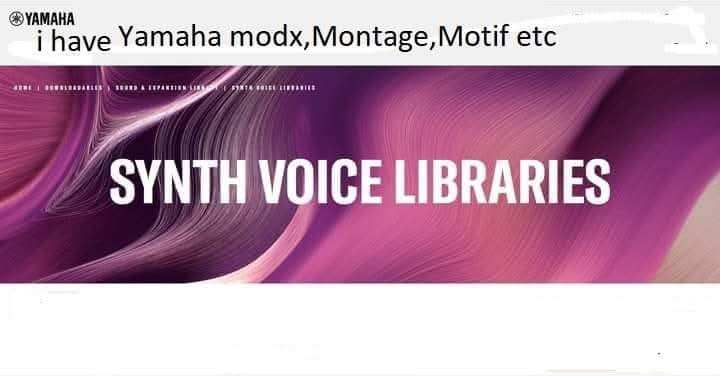 Yamaha Motif(es,xs,xf,mo,mox,moxf,rack) library