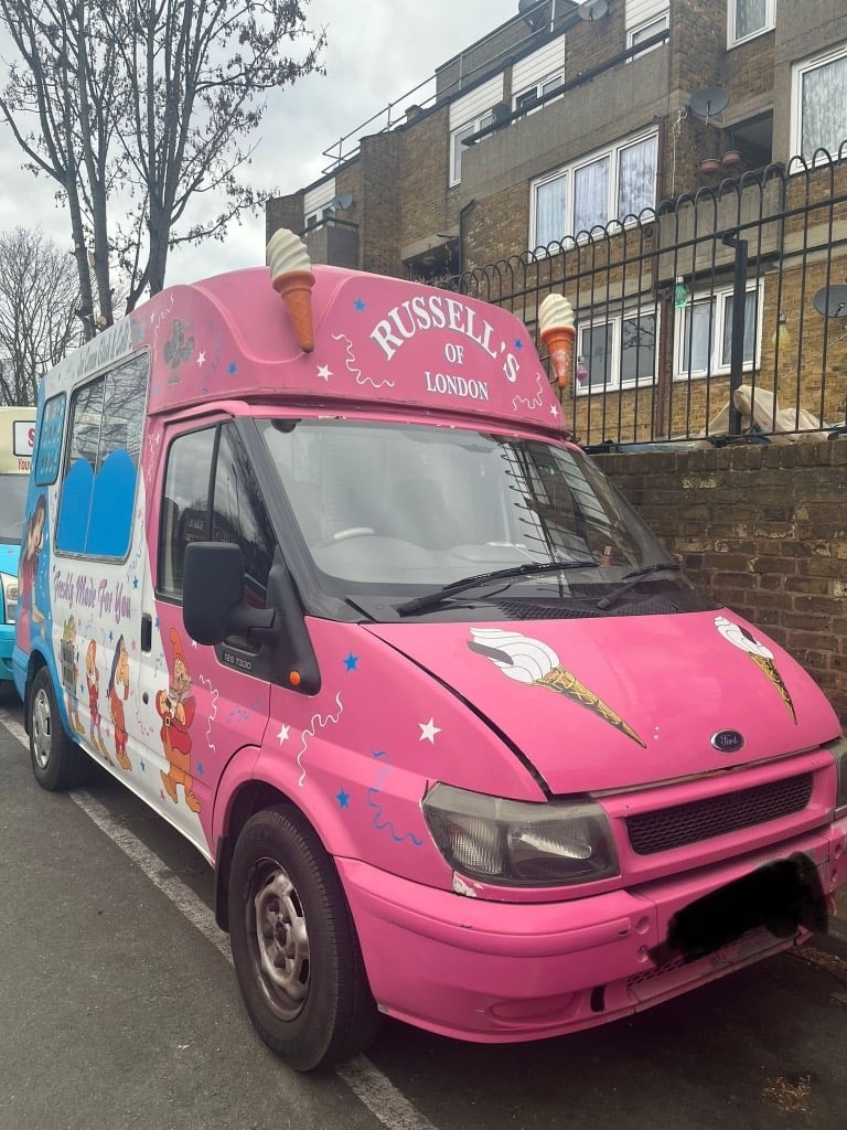 Ice Cream Van Ford Transit 51 Plate for Sale
