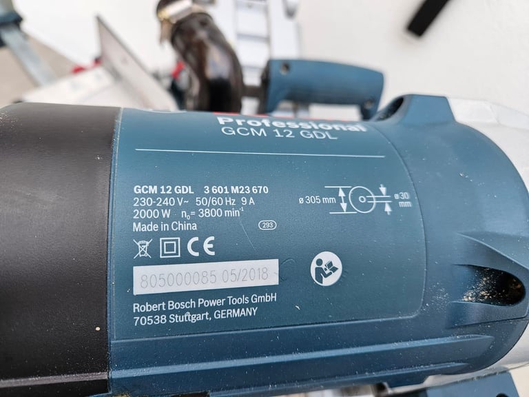 Bosch GCM 12 GLD with legstand