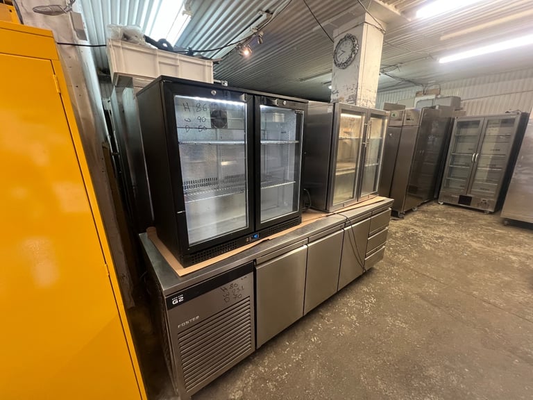 Commercial under-counter glass bar fridge for restaurant bar cafe shop 