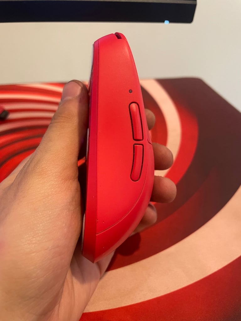 Red pulsar gaming mouse 