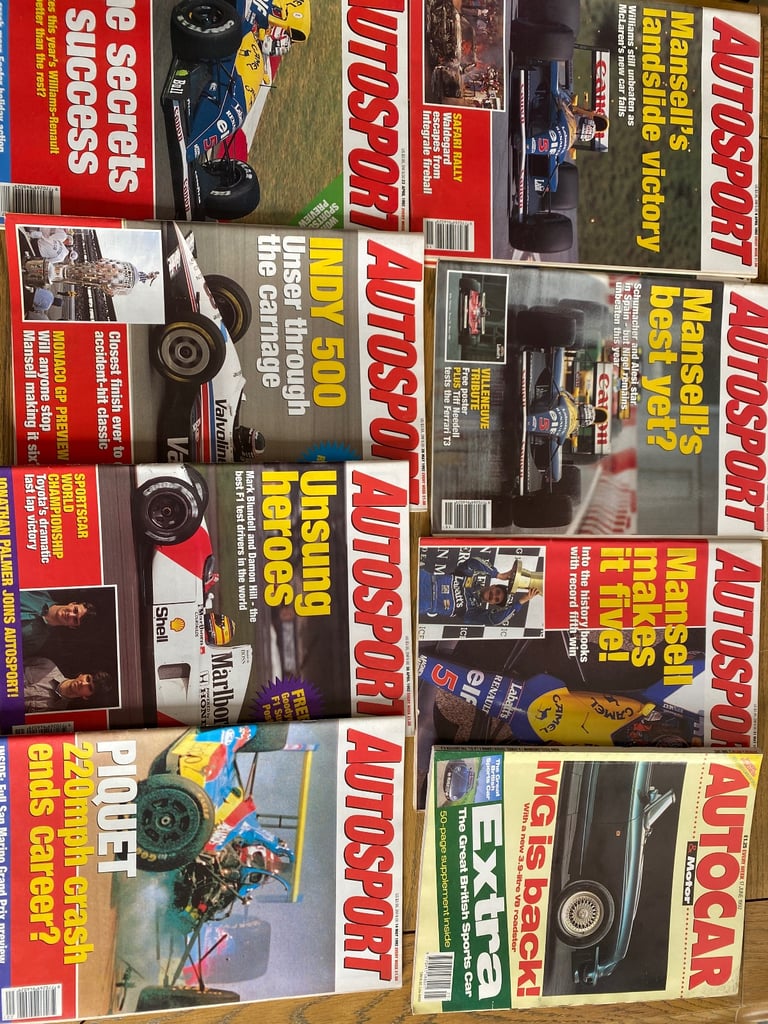 Autosport Magazines Bulk Job lot - over 350 copies. F1 90's onwards.