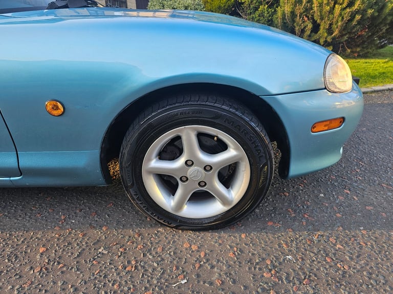 ★MAZDA MX-5 1.8-vvt ★50,000 MILES! STUNNING EXAMPLE! RARE CRYSTAL BLUE COLOUR MX5 ROADSTER 146BHP 