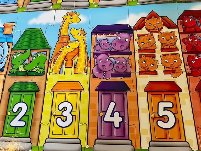 Oxford Toys “Number Street” jigsaw puzzle