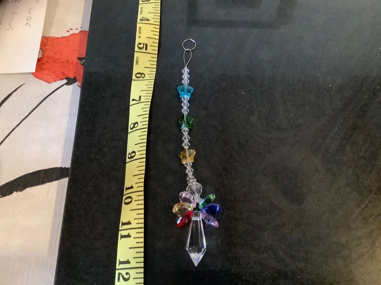 BESPOKE ANGEL 😇 sun catcher/charm and FREE gift 🎁 bag. STUNNING hung anywhere. 
