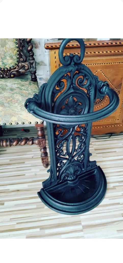image for CAST IRON DEMI-LUNE STICK STAND