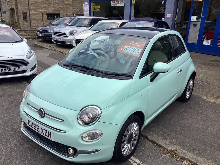 2016 Fiat 500 1.2 Lounge 3dr HATCHBACK Petrol Manual