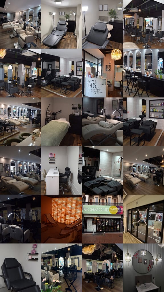 Hair and beauty room, station, nail desk, hair chair to rent hire 