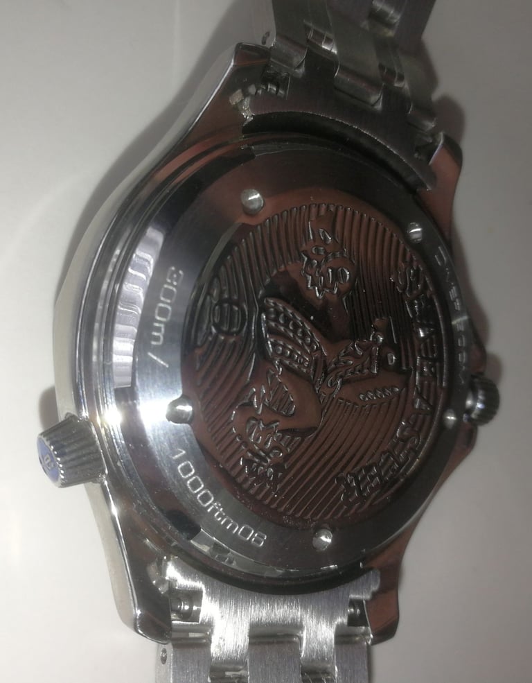 007 Seamaster homage automatic work watch NEW