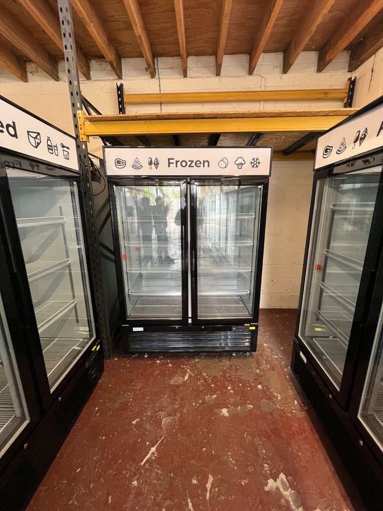 Commercial upright display fridge or freezer brand new b grade cafe shop restaurant 