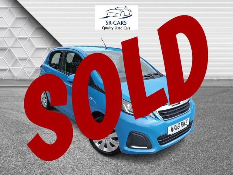 image for 2016 16 PEUGEOT 108 1.0 ACTIVE HATCHBACK 5DR PETROL MANUAL EURO 6 (68 PS)