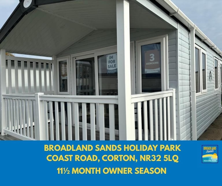 image for STATIC CARAVAN FOR SALE AT BROADLAND SANDS - 11.5 MONTH OWNER SEASONS!