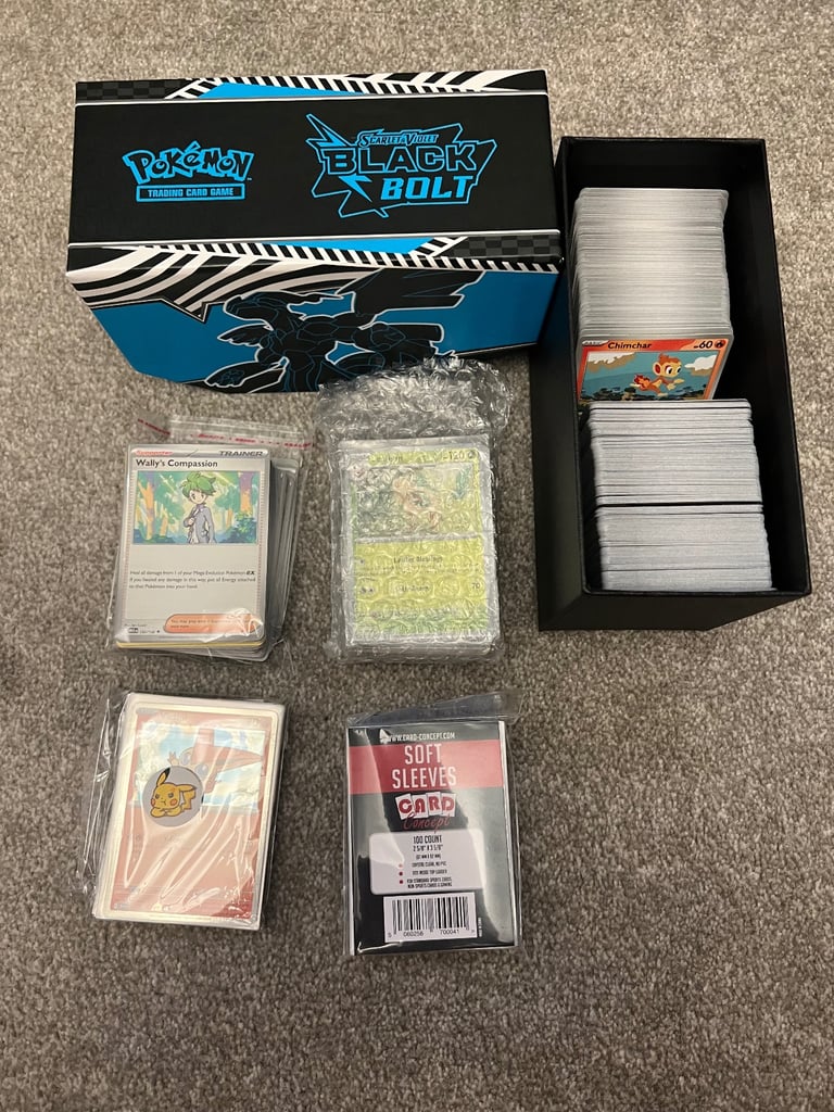image for #1 Elite trainer box full of 500+ pokemon trading cards English holo rares! Great gift 