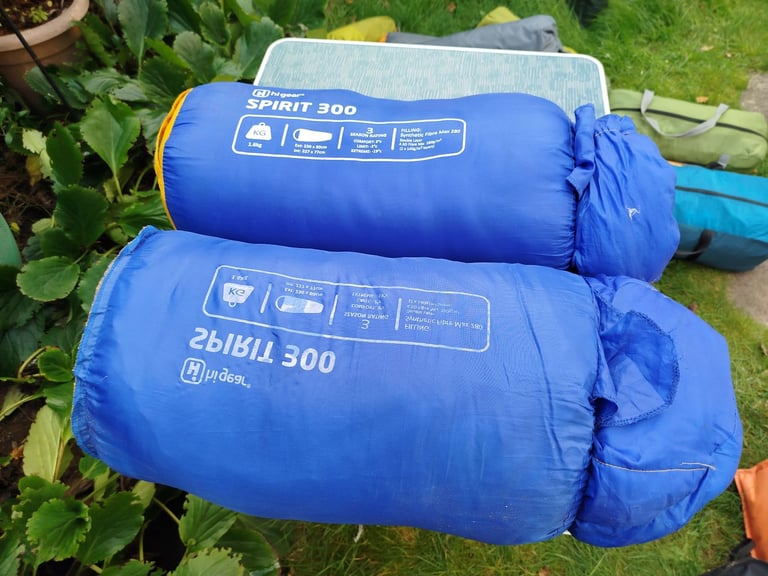 Pair of Spirit 300 sleeping bags 