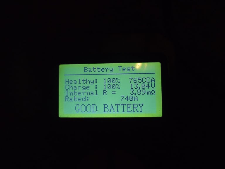 HALFORDS HSB096 CAR BATTERY 4 MONTHS OLD