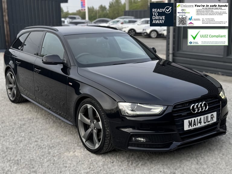 2014 Audi A4 2.0T FSI 225 Quattro Black Edition 5dr S Tronic ESTATE Petrol Automatic