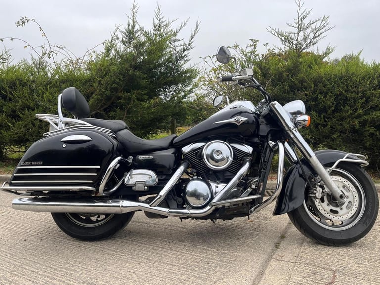 2007 07 KAWASAKI VN 1600 D6F CLASSIC TOURER CRUISER TOURING VN1600 BLACK