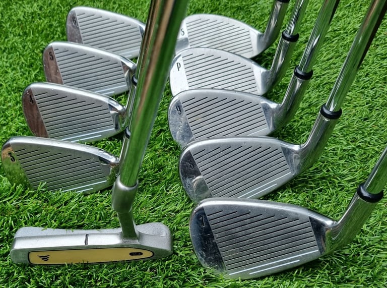 SKYMAX 3-SW, woods 1-3-5, Vantage soft-face putter, SKYMAX trolley bag & EXTRA's