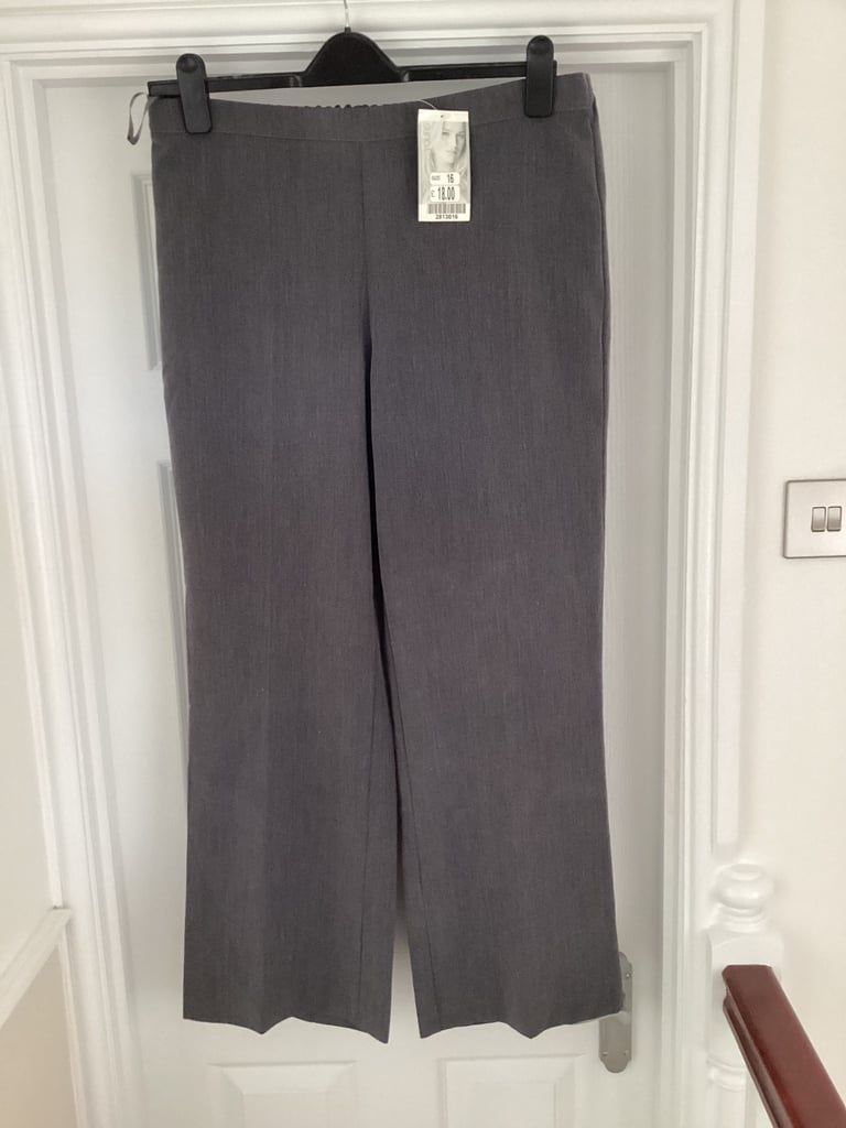 image for New grey trousers size 16