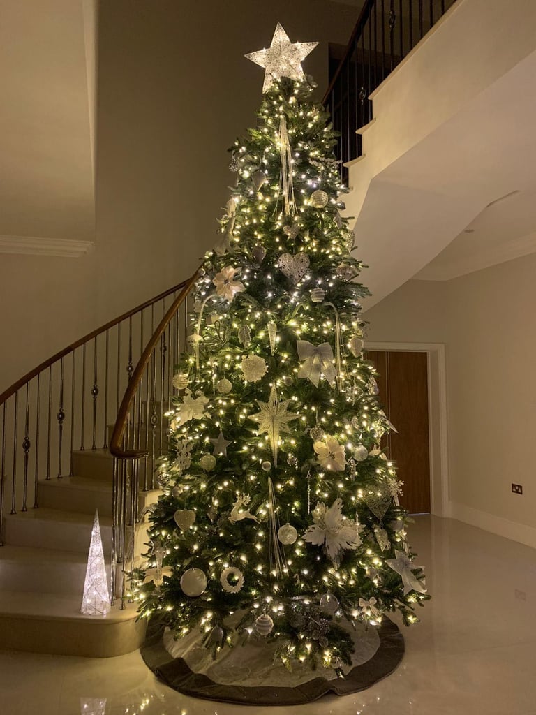 image for 15ft Balsam Hill Prelit LED clear, full shape, Blue Spruce