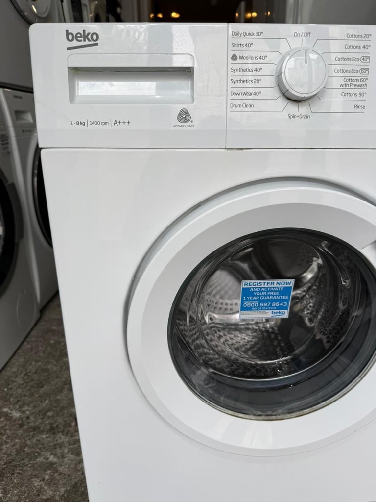 Beko 8kg Washing Machine With Free Delivery N Warranty 