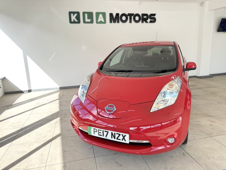 NISSAN LEAF 30kWh Tekna Red Auto Electric 2017