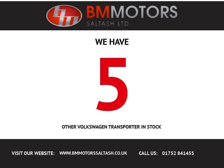 2013 Volkswagen Transporter 2.0 TDI 102PS Trendline Van PANEL VAN DIESEL Manual