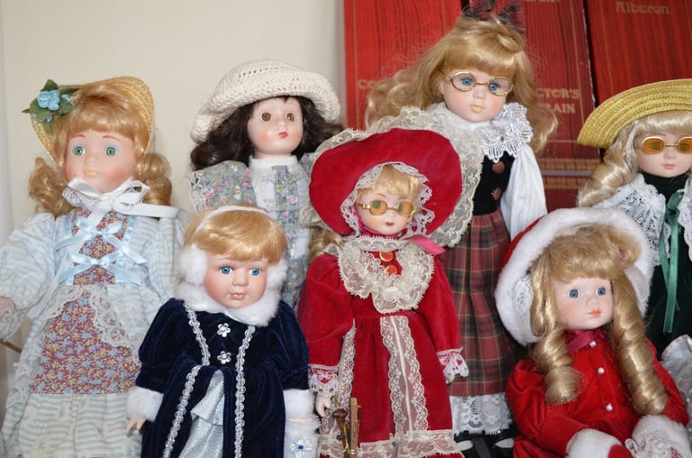 Alberon dolls Porcelain x 11 vintage – post or collect