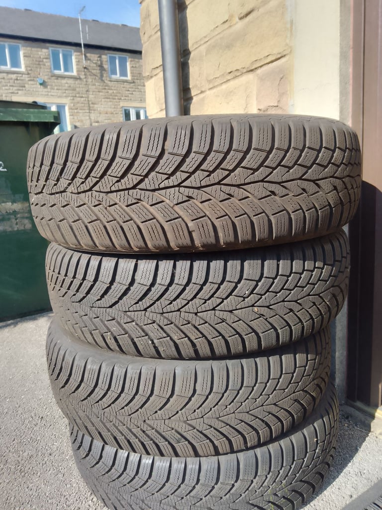 4 x winter /all year tyres Continental 185 / 65 R15  lots of tread *PENISTONE AREA*